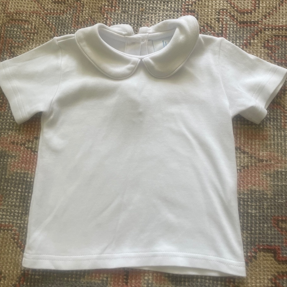 Little English Boys Peter Pan Collar Shirt, size 24 m